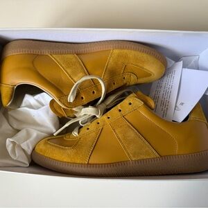 MAISON MARGIELA Replica Leather and Suede Sneakers